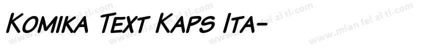 Komika Text Kaps Ita字体转换